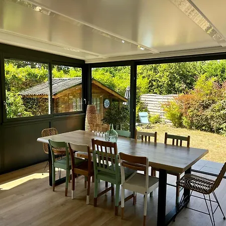 Maison Moderne Pres Du Avec Jardin Et Veranda A Sanguinet, Pour 10 Personnes - Fr-1-319-584 Prázdninový dům *